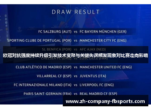 欧冠对抗强度持续升级引发技术变形与关键失误频发现象对比赛走向影响